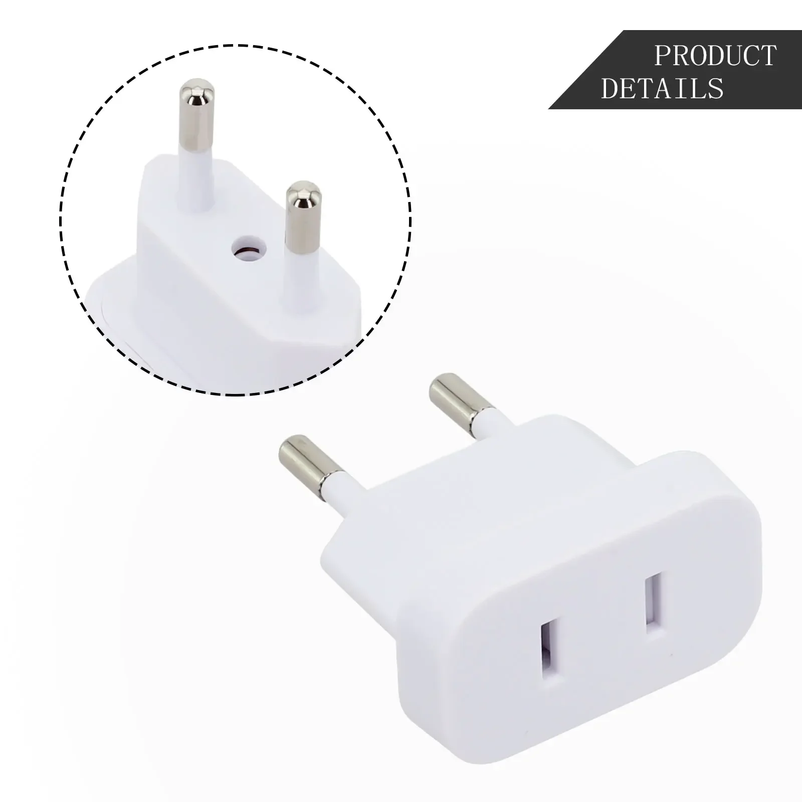 1pc Conversion Socket For American Standard To European Standard Adapter Plug For Traveling Portable Conversion Plug
1pc Conversion Socket For American Standard To European Standard Adapter Plug For Traveling Portable Conversion Plug