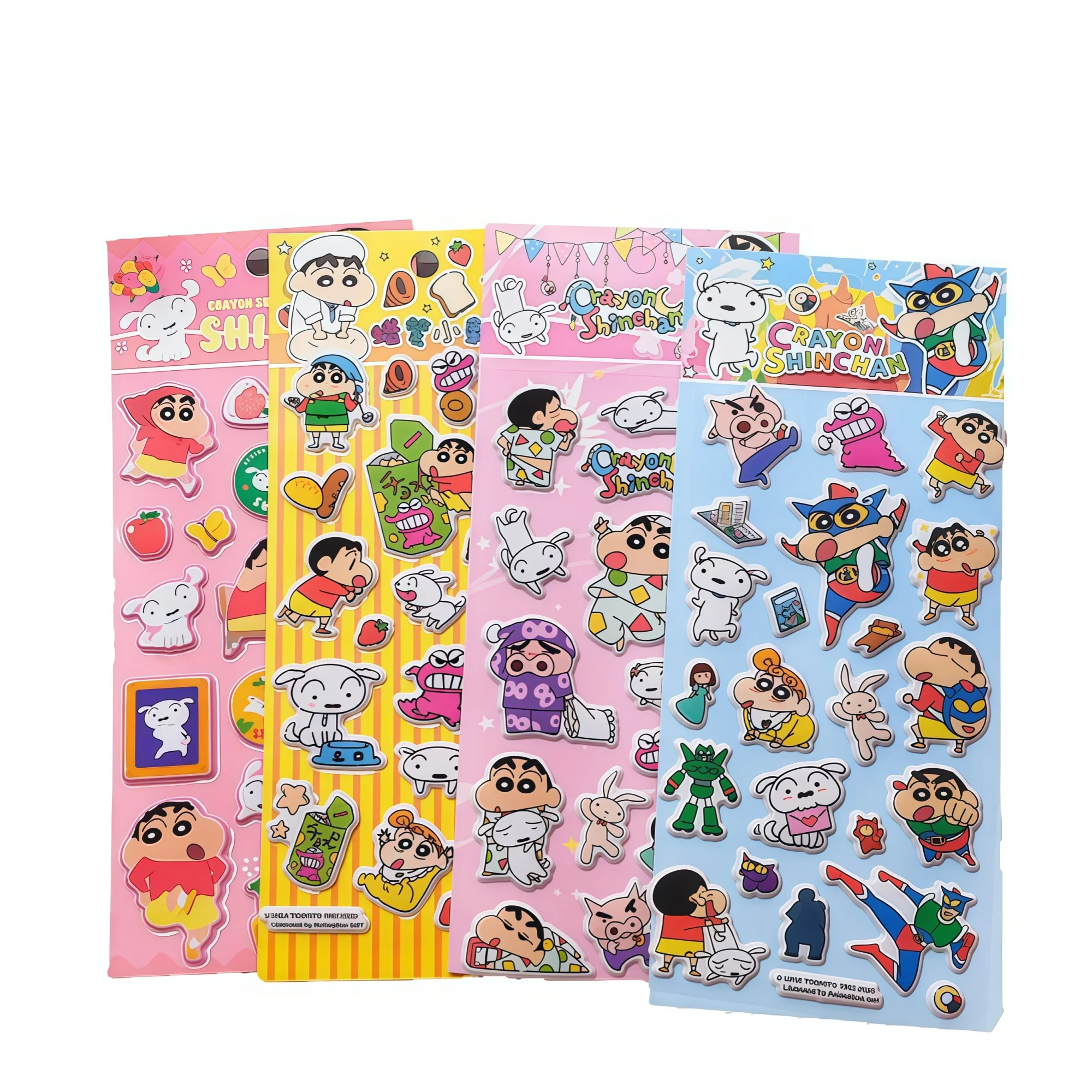 4Pcs Crayon Shin-chan Bubble Stickers Cute Cartoon 3D Stickers Waterproof DIY Phone and Water Bottle Decoration Anime Stickers
4Pcs Crayon Shin-chan Bubble Stickers Cute Cartoon 3D Stickers Waterproof DIY Phone and Water Bottle Decoration Anime Stickers