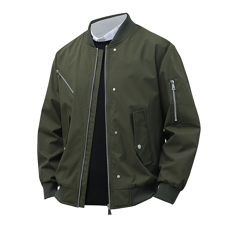 Spring Autumn Men's MA1 Bomber Jacket Fashion Man Pilot Coats Outdoor Casual Spring Fall Jackets with Pockets Outdoor Streetwear
Spring Autumn Men's MA1 Bomber Jacket Fashion Man Pilot Coats Outdoor Casual Spring Fall Jackets with Pockets Outdoor Streetwear