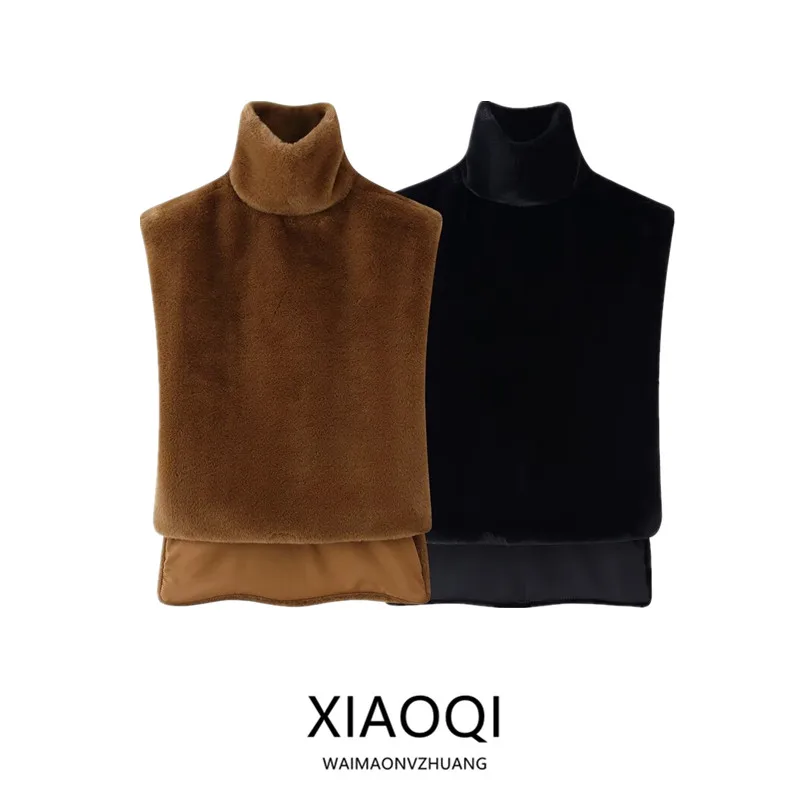 Winter 2025 Women's Loose Fit Double Color High Collar Faux Fur awl Versatile Design European Sle Ladies Vest Outerwear
Winter 2025 Women's Loose Fit Double Color High Collar Faux Fur awl Versatile Design European Sle Ladies Vest Outerwear