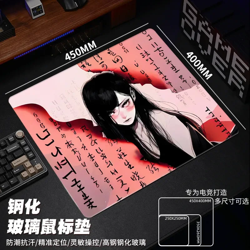 Japanese Anime Girl Y2K Glass Gaming Mouse Pad Smooth Frosted Surface Desk Mat Tempered Upgrade FPS Office Mousepad Esports
Japanese Anime Girl Y2K Glass Gaming Mouse Pad Smooth Frosted Surface Desk Mat Tempered Upgrade FPS Office Mousepad Esports