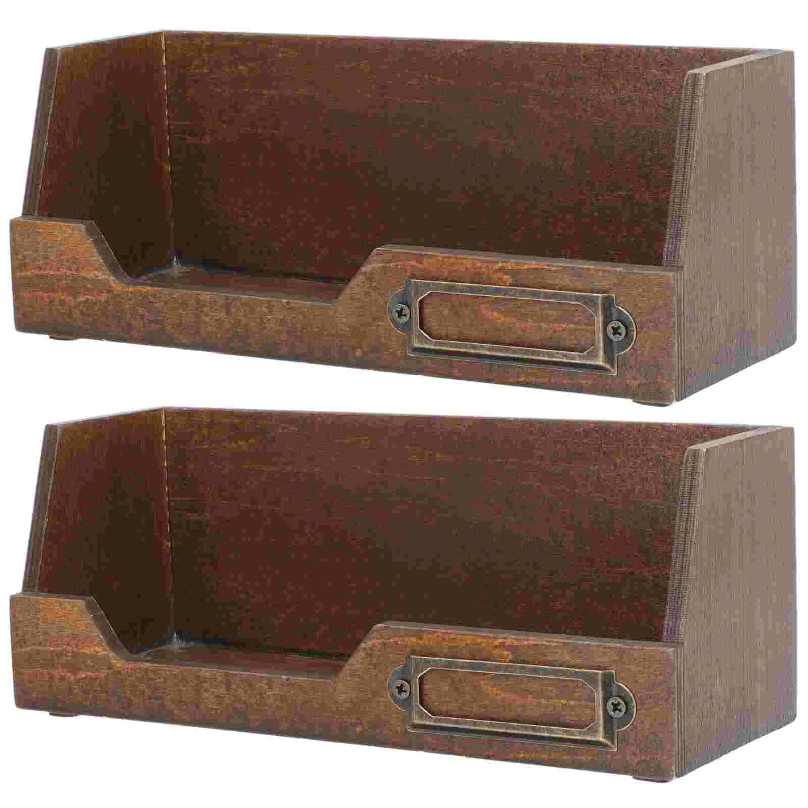2 Pcs Tape Storage Box Wood Jewelry Organizers Household Boxes Desk Rustic Wooden Holder Container
2 Pcs Tape Storage Box Wood Jewelry Organizers Household Boxes Desk Rustic Wooden Holder Container