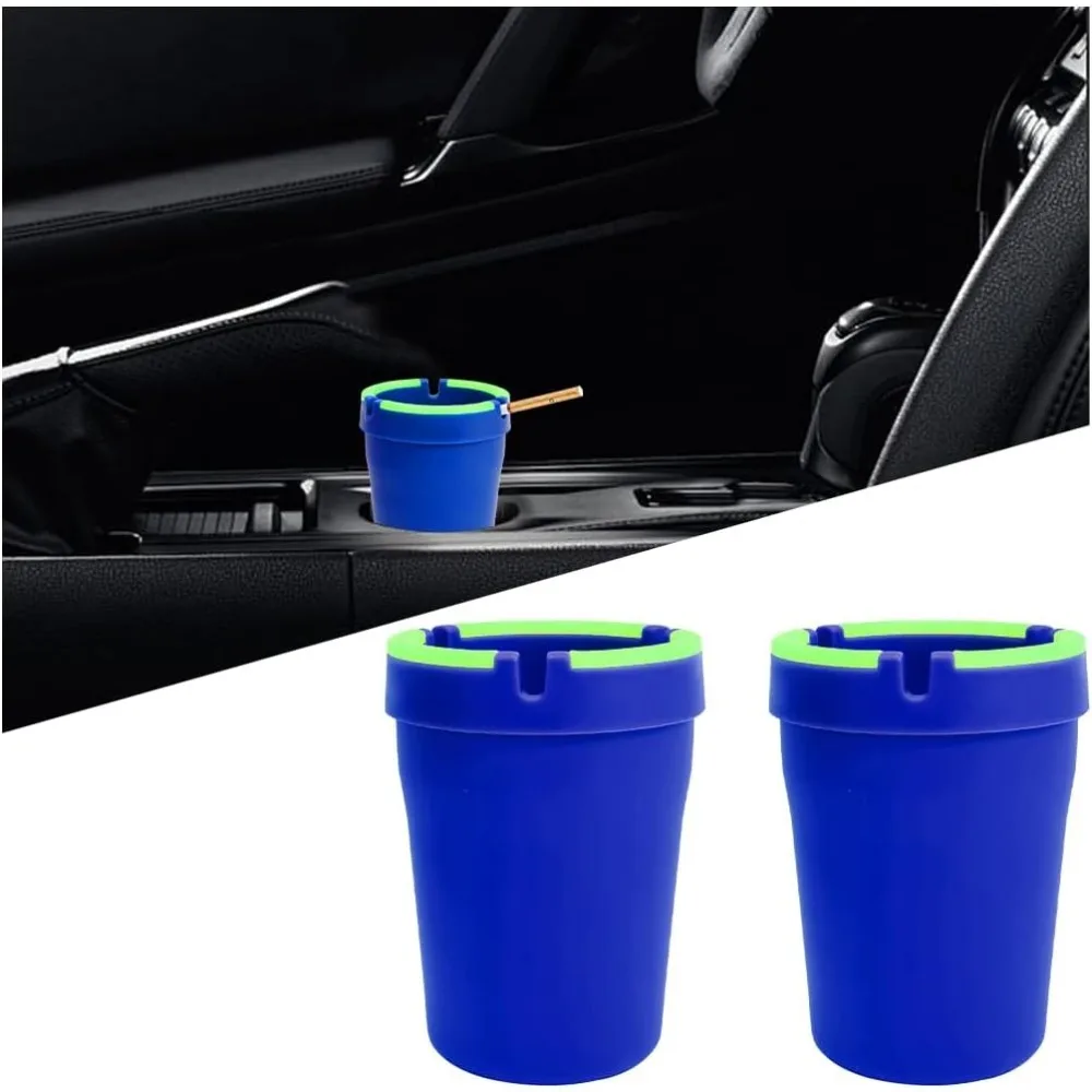Mandark Car Ashtray, 2PCS Glow In The Dark Smokeless Self-Extinguishing Vehicle Cigarette Trash Can, Smellproof Portable Automot
Mandark Car Ashtray, 2PCS Glow In The Dark Smokeless Self-Extinguishing Vehicle Cigarette Trash Can, Smellproof Portable Automot