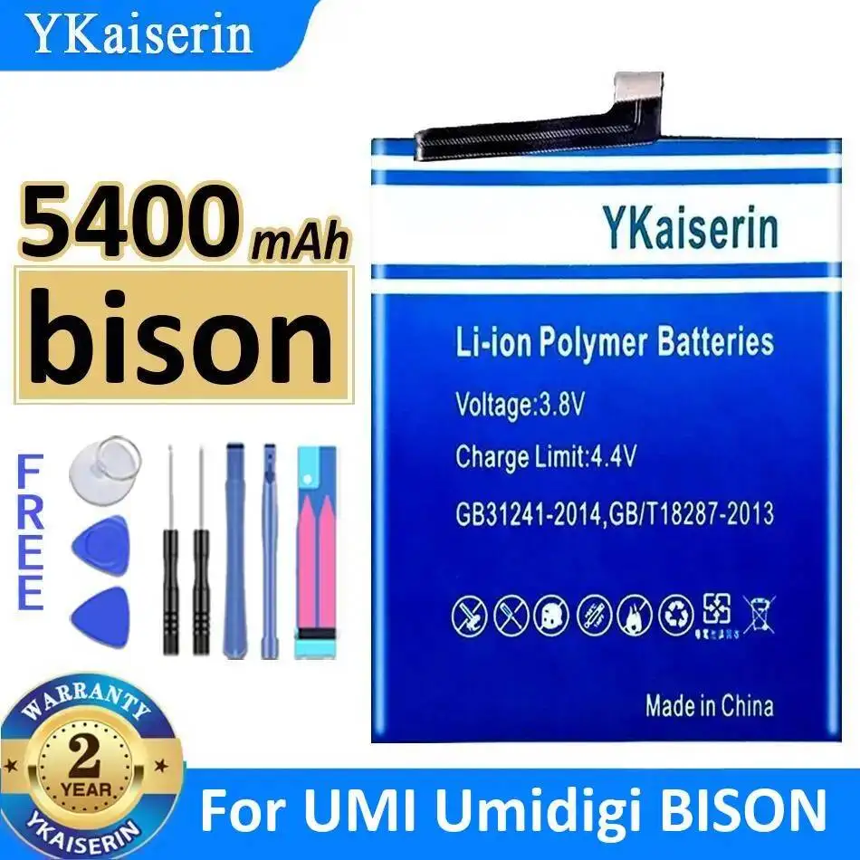 5400mAh Mobile Phone Battery High Capacity For Umidigi Umi Bison Long-Lasting Performance
5400mAh Mobile Phone Battery High Capacity For Umidigi Umi Bison Long-Lasting Performance