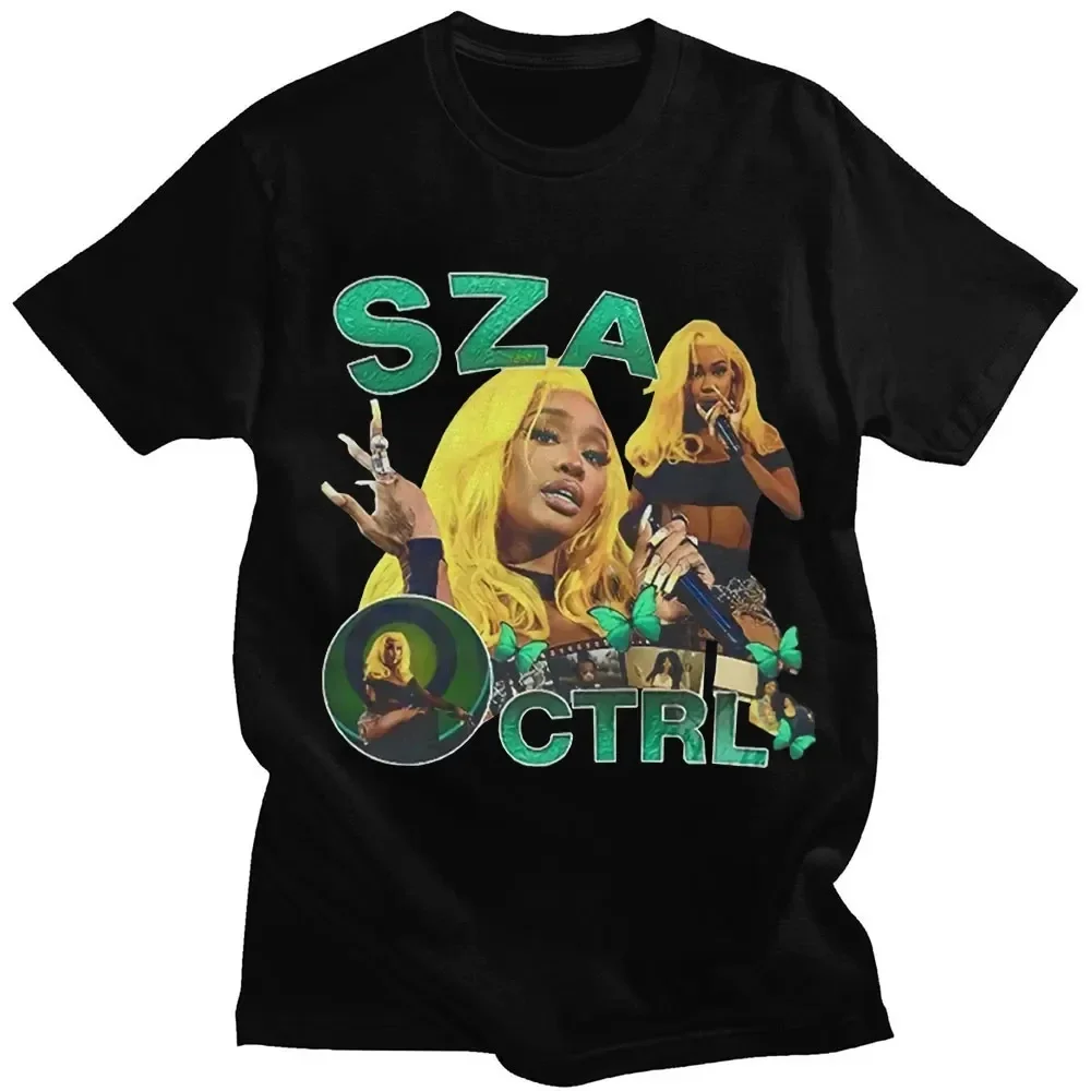 Rapper Sza Ctrl X Sos Album Print Cotton T-Shirt Retro Punk Hip Hop Harajuku T Shirt Fashion Casual T Shirt Unisex Clothing
Rapper Sza Ctrl X Sos Album Print Cotton T-Shirt Retro Punk Hip Hop Harajuku T Shirt Fashion Casual T Shirt Unisex Clothing
