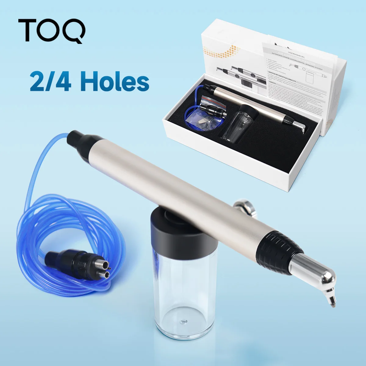 Dental Aluminum Oxide Micro Blaster Sandblasting Alumina Gun 2/4 Hole Quality Air Abrasion Polisher Tool For Teeth Whitening
Dental Aluminum Oxide Micro Blaster Sandblasting Alumina Gun 2/4 Hole Quality Air Abrasion Polisher Tool For Teeth Whitening
