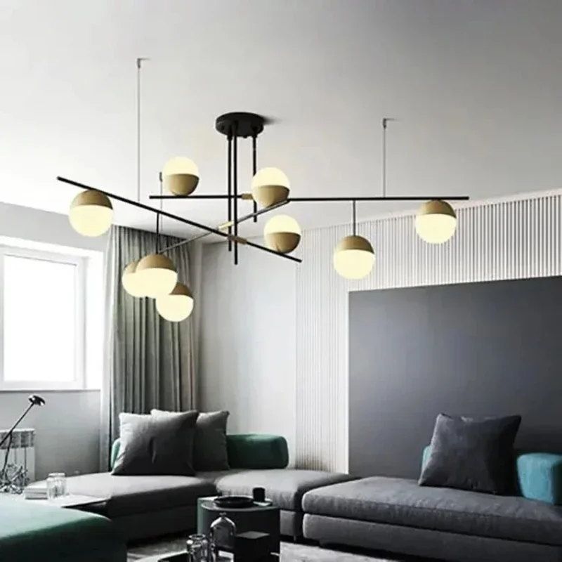 Nordic Round Ball Pendant Lamp Minimalist Light Bar Dining Room Living Room Kitchen Chandelier Luxury Creative Pendant Lights
Nordic Round Ball Pendant Lamp Minimalist Light Bar Dining Room Living Room Kitchen Chandelier Luxury Creative Pendant Lights