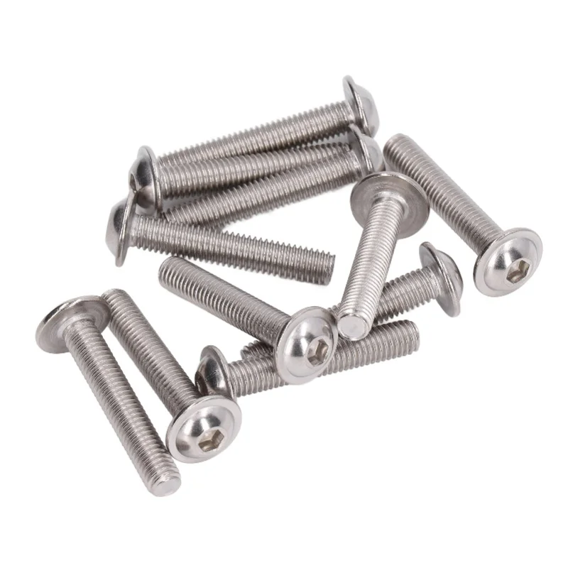50Pcs Flanged Button Head Screws A2-70 Stainless Steel Buttons Heads Socket Caps Bolts KitM8x50mm
50Pcs Flanged Button Head Screws A2-70 Stainless Steel Buttons Heads Socket Caps Bolts KitM8x50mm