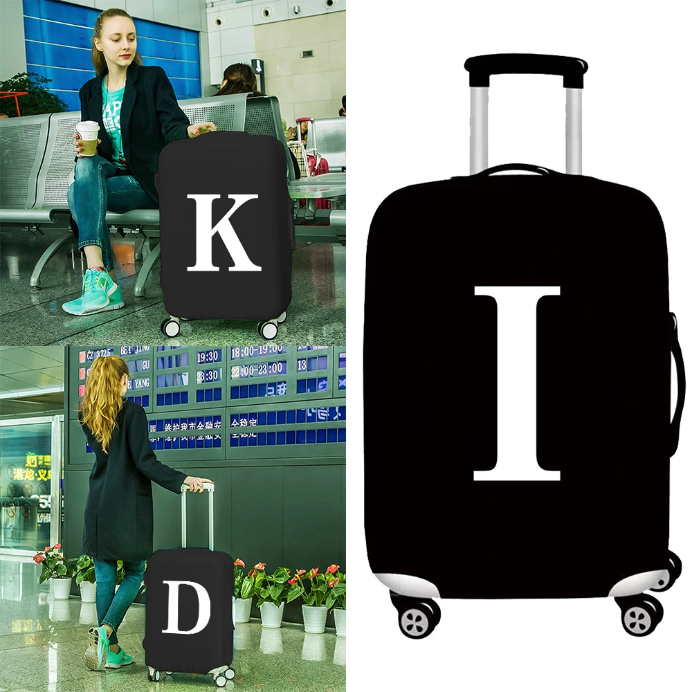 Lightweight White Letter Series Luggage Cover Trolley Case 18-32 Inch Portable Travel Holiday Essentials Luggage Protector Cover
Lightweight White Letter Series Luggage Cover Trolley Case 18-32 Inch Portable Travel Holiday Essentials Luggage Protector Cover