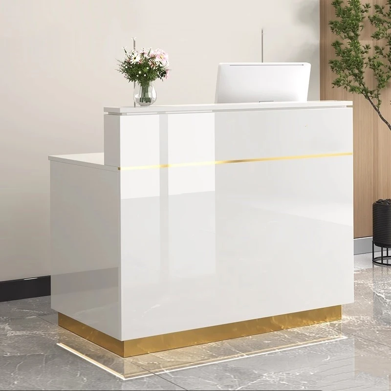 European Minimalist Reception Desks Modern Beauty Company Executive Reception Desks Display Hotel Scrivania Commercial Furniture
European Minimalist Reception Desks Modern Beauty Company Executive Reception Desks Display Hotel Scrivania Commercial Furniture