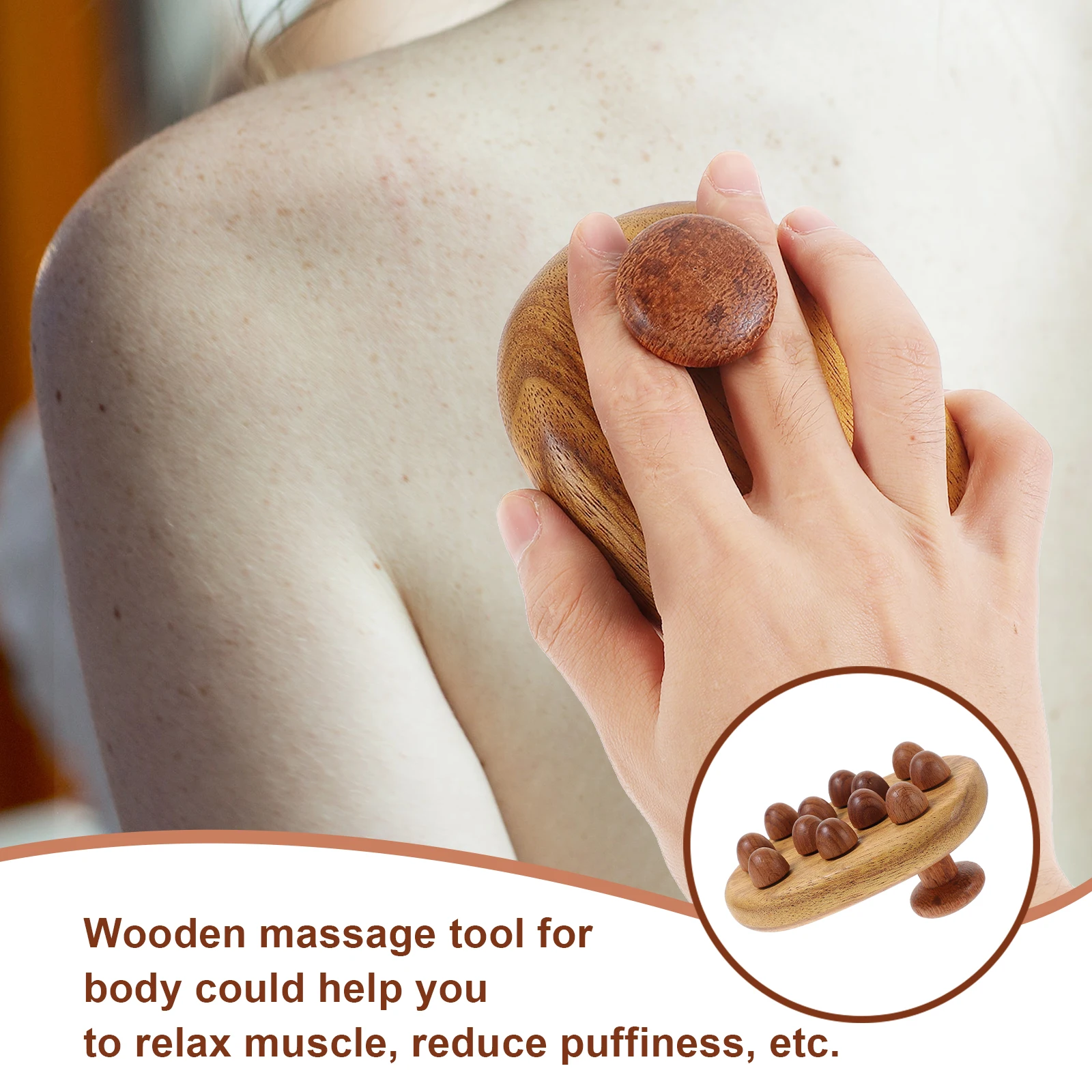 Smooth Wooden Body Massage Tool For Shoulder Back Foot Legs Relax Muscle Portable Travel Use Massage Tools
Smooth Wooden Body Massage Tool For Shoulder Back Foot Legs Relax Muscle Portable Travel Use Massage Tools