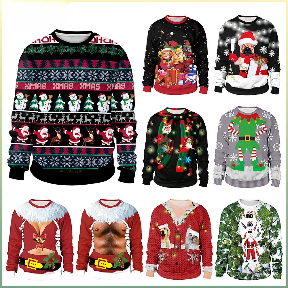 Christmas Sweatshirt Pullovers Top Jesus Graphic Couple Tracksuit Carnival Fancy Dress Party Unisex Cosplay Costume
Christmas Sweatshirt Pullovers Top Jesus Graphic Couple Tracksuit Carnival Fancy Dress Party Unisex Cosplay Costume