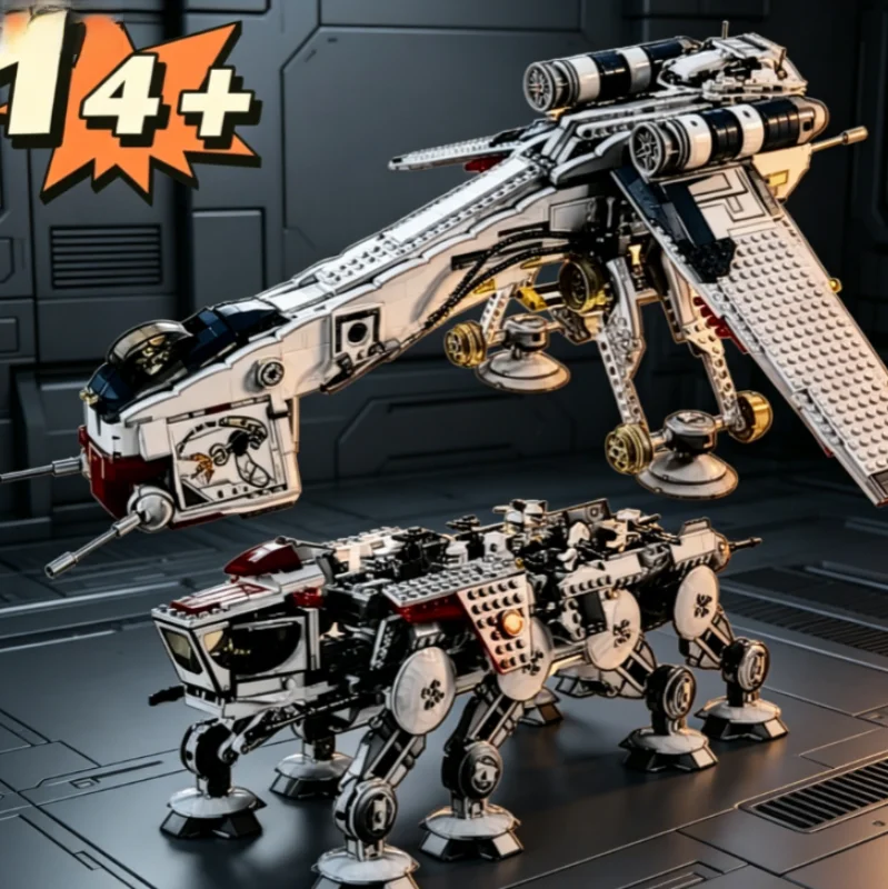 2026 New Hot Goods Toys Wars Transport Ship Toys Republic Dropship With At-ot Walker Compatible Toys For Adults Christmas Gifts
2026 New Hot Goods Toys Wars Transport Ship Toys Republic Dropship With At-ot Walker Compatible Toys For Adults Christmas Gifts