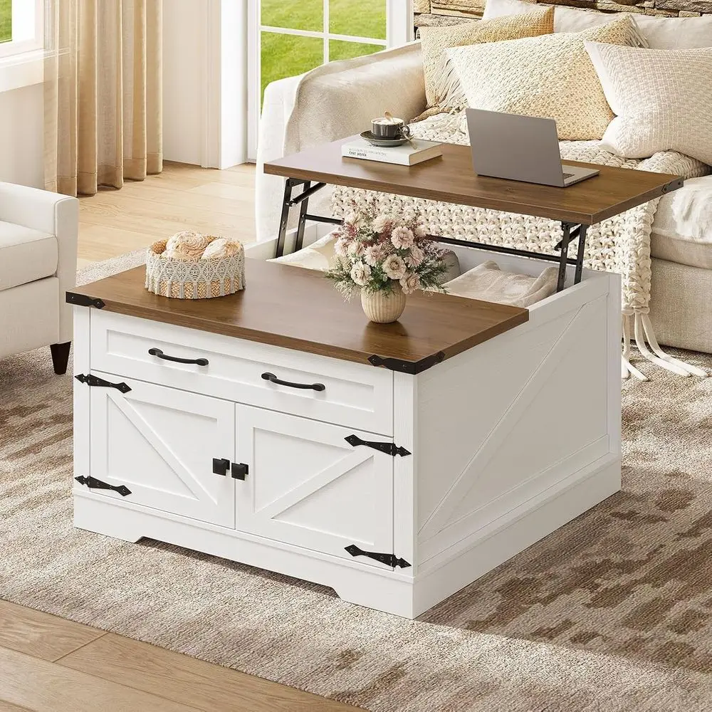 Журнальный столик с подъемным верхом и местом для хранения вещей, квадратный деревянный центральный стол с ящиками для гостиной, журнальный столик в деревенском стиле со скрытой отделкой
Журнальный столик с подъемным верхом и местом для хранения вещей, квадратный деревянный центральный стол с ящиками для гостиной, журнальный столик в деревенском стиле со скрытой отделкой