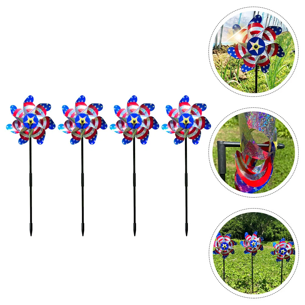 4Pcs Reflective Windmill Bird Deterrent Device Premium Lightweight Outdoor Garden Decor Strong Wind Resistant Sunlight
4Pcs Reflective Windmill Bird Deterrent Device Premium Lightweight Outdoor Garden Decor Strong Wind Resistant Sunlight