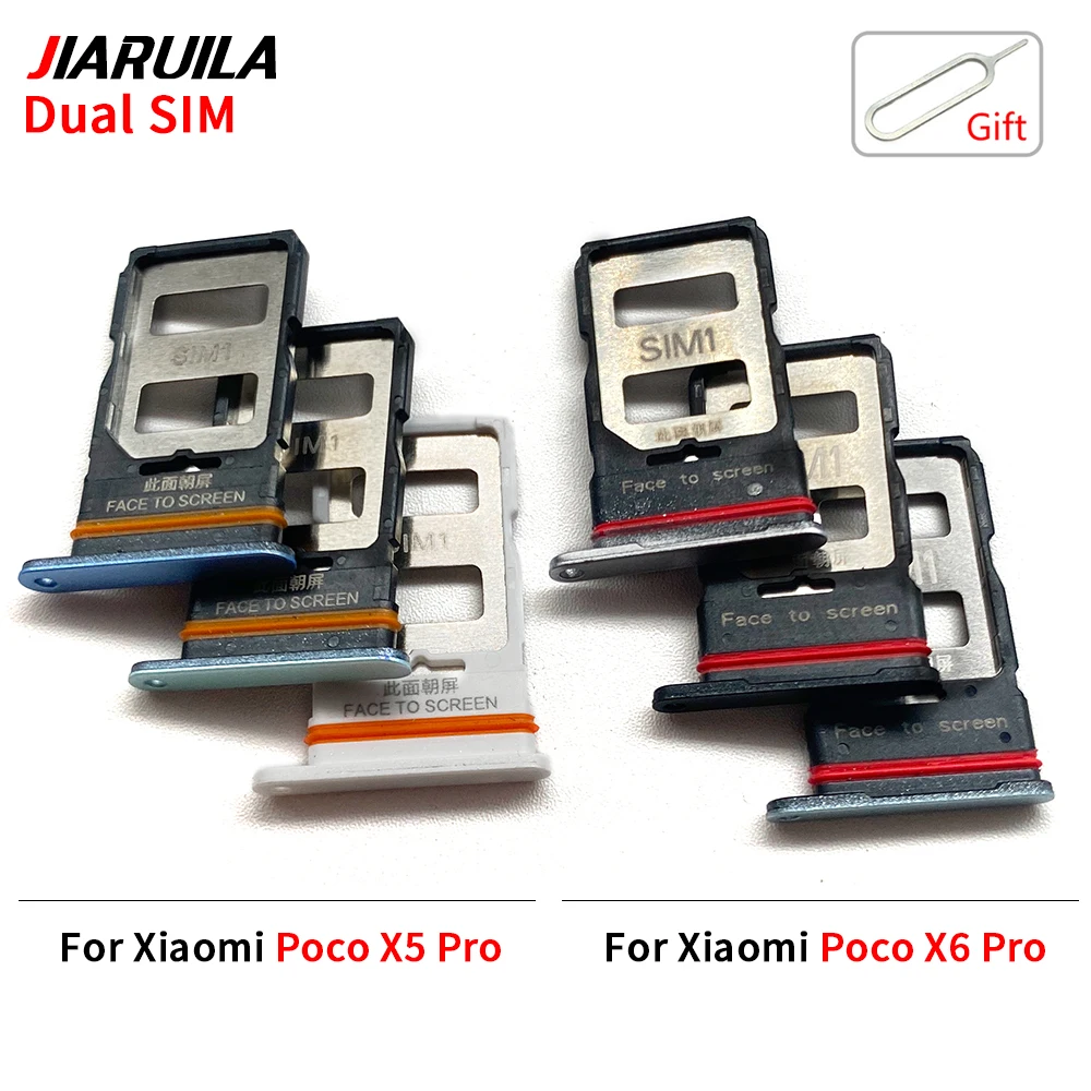 10Pcs\Lot Great For Xiaomi Poco X5 X6 Pro Dual Card Replacement SIM Card Holder Tray chip slot drawer Holder Adapter Socket
10Pcs\Lot Great For Xiaomi Poco X5 X6 Pro Dual Card Replacement SIM Card Holder Tray chip slot drawer Holder Adapter Socket