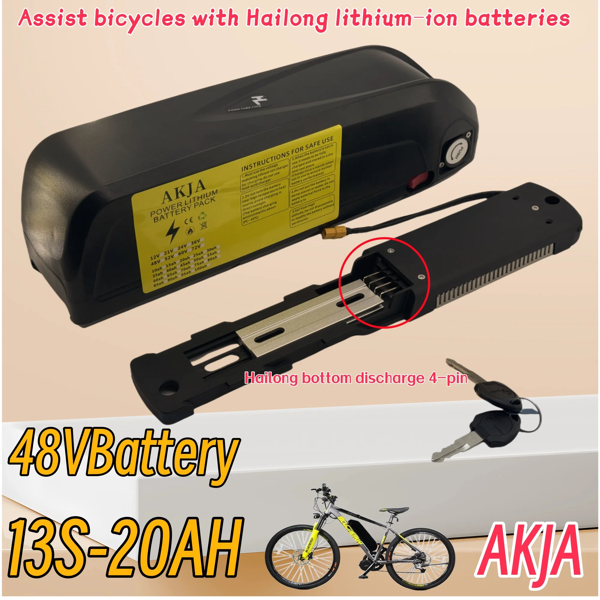 Air rapid transportation, Hailong power assisted vehicle 18650 lithium-ion battery, 36V20AH lithium battery pack, suitable for
Air rapid transportation, Hailong power assisted vehicle 18650 lithium-ion battery, 36V20AH lithium battery pack, suitable for