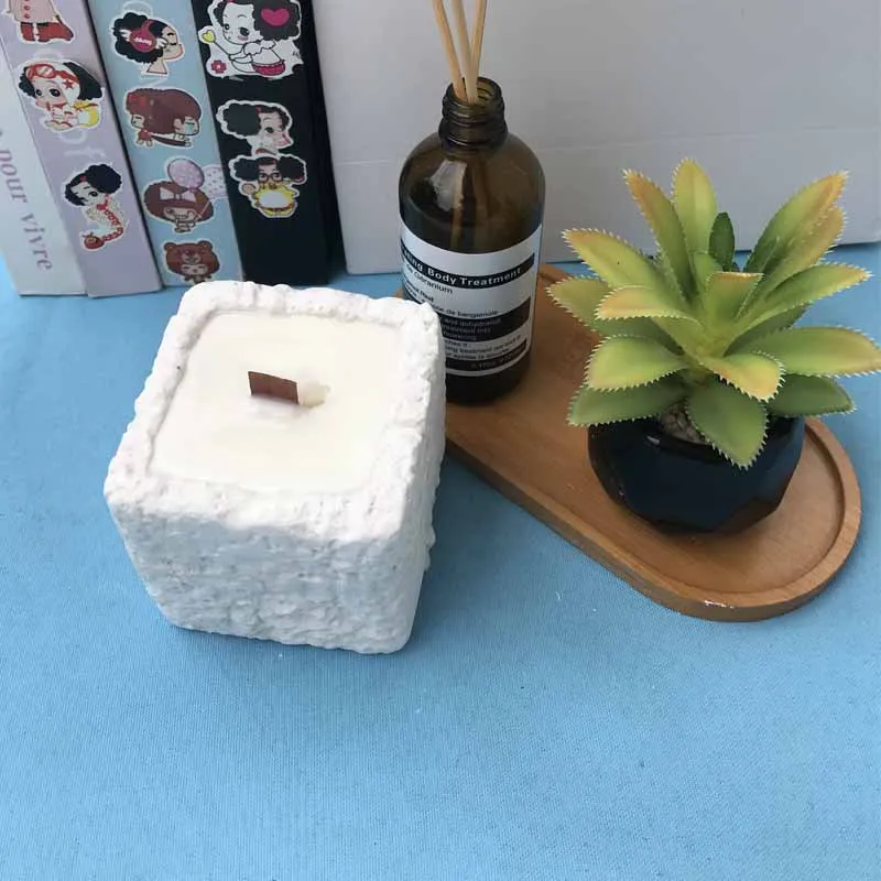 Cement Square Candle Silicone Mold Texture Candlestick Mold Plaster Aromatherapy Texture Square Candle Silicone
Cement Square Candle Silicone Mold Texture Candlestick Mold Plaster Aromatherapy Texture Square Candle Silicone