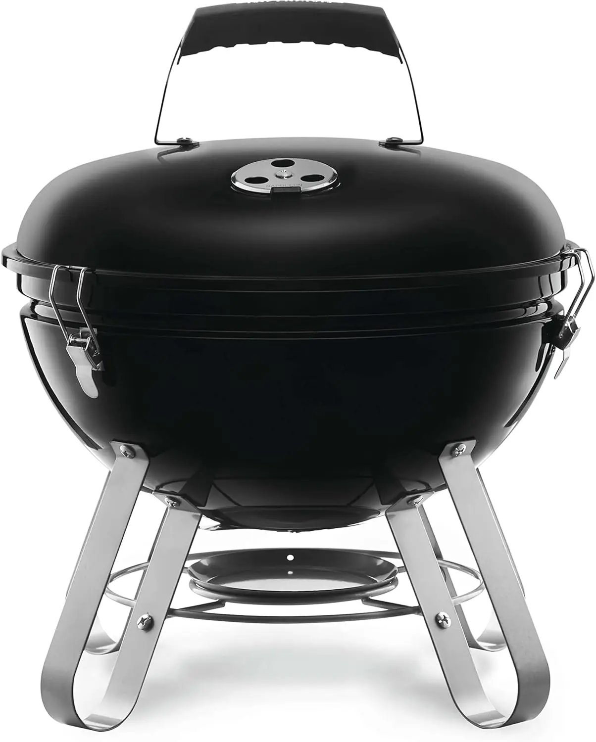 14-Inch Portable Charcoal Kettle Grill, Black, Chrome-Plated Cooking Grid, Outdoor BBQ
14-Inch Portable Charcoal Kettle Grill, Black, Chrome-Plated Cooking Grid, Outdoor BBQ
