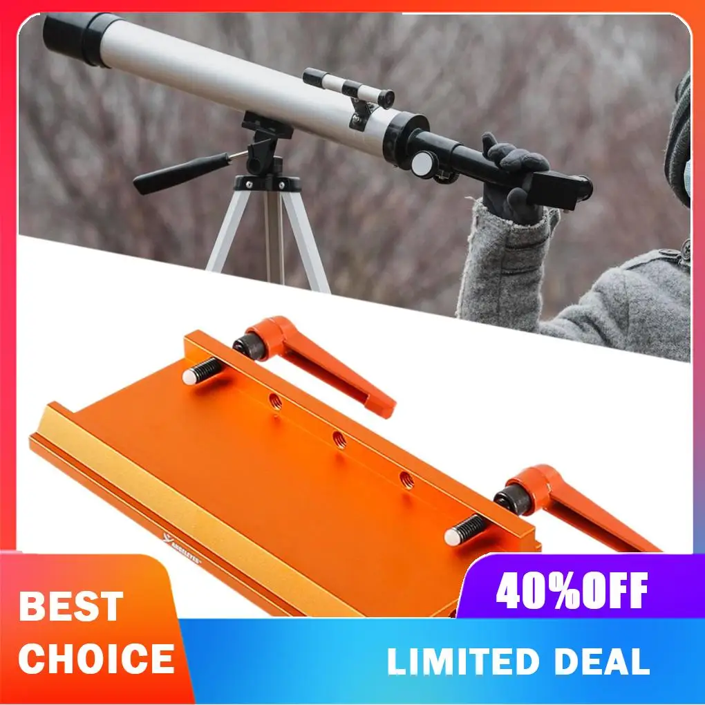 Переходной зажим для телескопов и камер. Удобная регулировка направления с винтовой головкой. Узкая направляющая размером 43,4 мм.
Переходной зажим для телескопов и камер. Удобная регулировка направления с винтовой головкой. Узкая направляющая размером 43,4 мм.