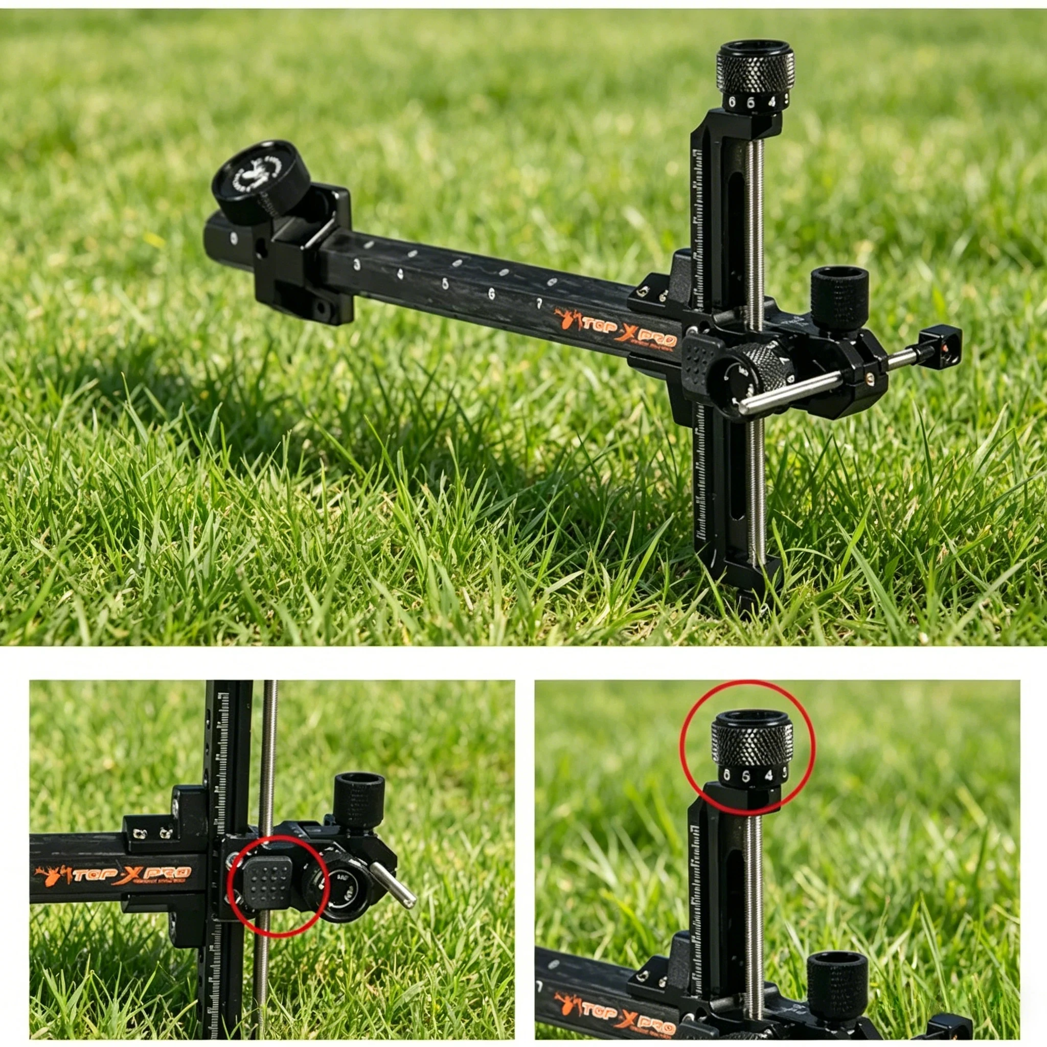 Topoint TP8810 Compound Bow Sight 9" Carbon 3rd Axis Adjustable for Target Shooting
Topoint TP8810 Compound Bow Sight 9" Carbon 3rd Axis Adjustable for Target Shooting