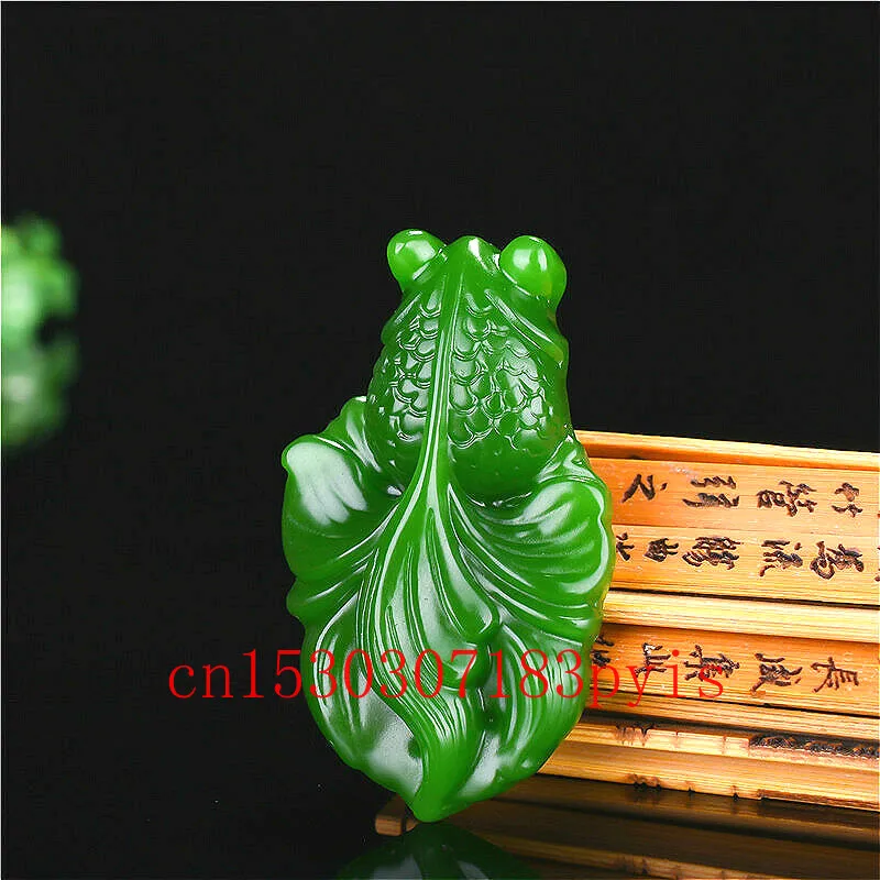 Natural Hetian Green Jade Goldfish Pendant Necklace Fashion Fine Jewelry Making Jadeite Accessories Charm Gifts for Women Men
Natural Hetian Green Jade Goldfish Pendant Necklace Fashion Fine Jewelry Making Jadeite Accessories Charm Gifts for Women Men