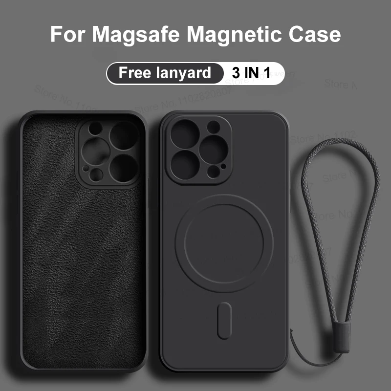 Чехлы для Magsafe с ремешком для телефона для iPhone 15 14 13 12 11 Pro Max Plus, жидкий силиконовый Магнитный чехол, Беспроводная зарядка
Чехлы для Magsafe с ремешком для телефона для iPhone 15 14 13 12 11 Pro Max Plus, жидкий силиконовый Магнитный чехол, Беспроводная зарядка