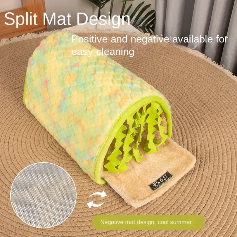 Tunnel Dutch Pig Hamster Hiding House Hamster Nest Rabbit Summer Cooling Channel Pet Tunnel Toy Mouse Nest Small House
Tunnel Dutch Pig Hamster Hiding House Hamster Nest Rabbit Summer Cooling Channel Pet Tunnel Toy Mouse Nest Small House