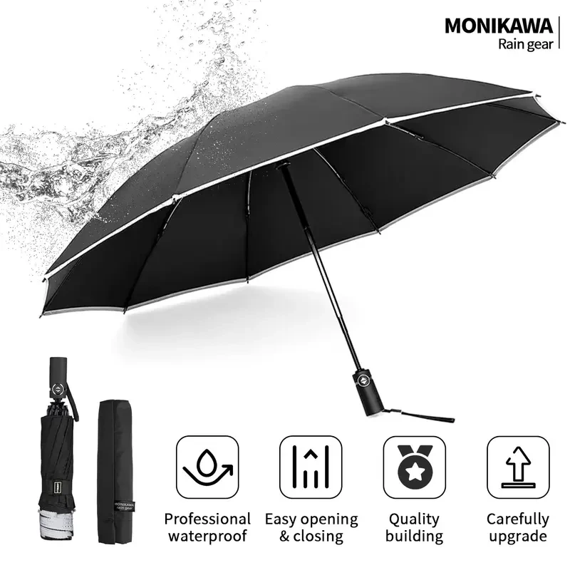Reverse Folding Windproof Umbrella, Lightweight Compact Commuter Design, Car Travel Umbrella for Students & Gifting
Reverse Folding Windproof Umbrella, Lightweight Compact Commuter Design, Car Travel Umbrella for Students & Gifting