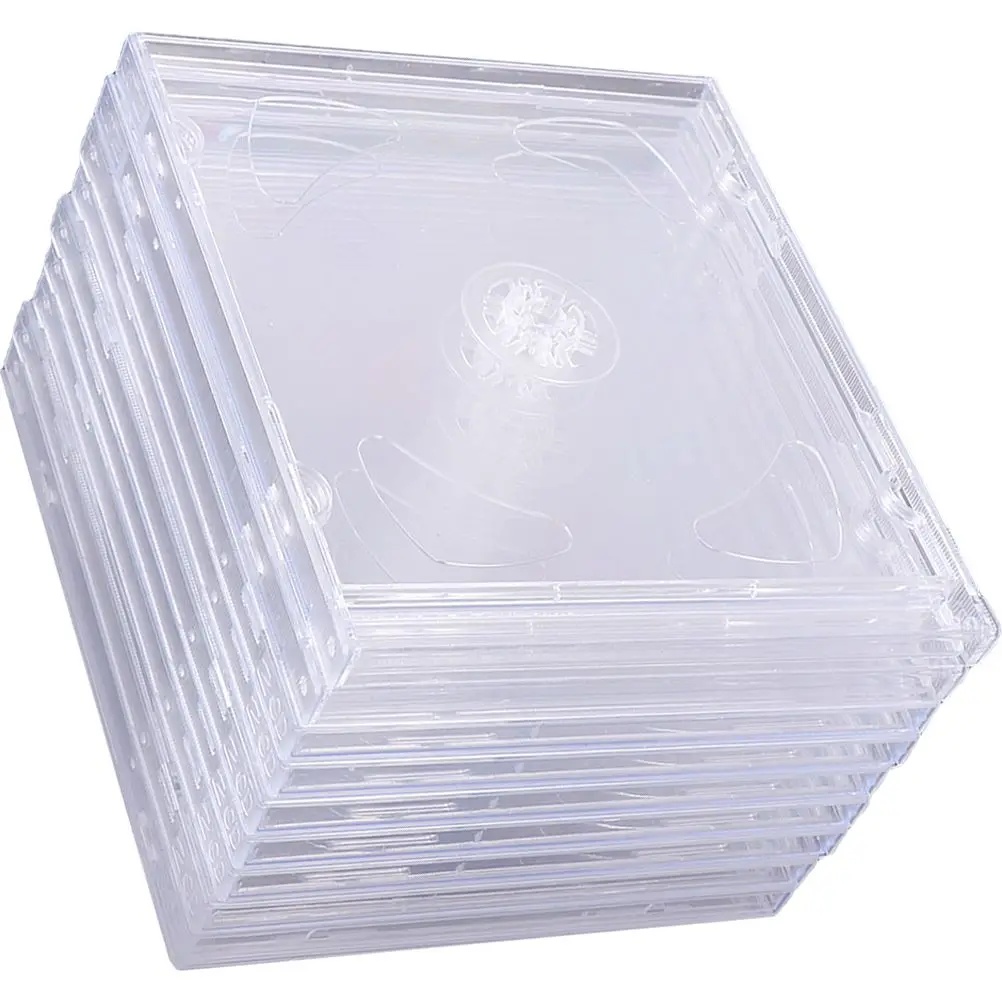 9 Pcs DVD Storage Boxes Acrylic Clear Jewel Double Portable Blank Holders Transparent Transparent Dvd Cases Display Cases
9 Pcs DVD Storage Boxes Acrylic Clear Jewel Double Portable Blank Holders Transparent Transparent Dvd Cases Display Cases