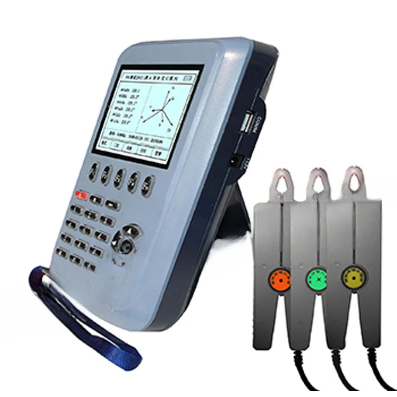 Handheld three-clamp phase three-phase clamp voltammeter Model: ZR05-MG3000B+
Handheld three-clamp phase three-phase clamp voltammeter Model: ZR05-MG3000B+
