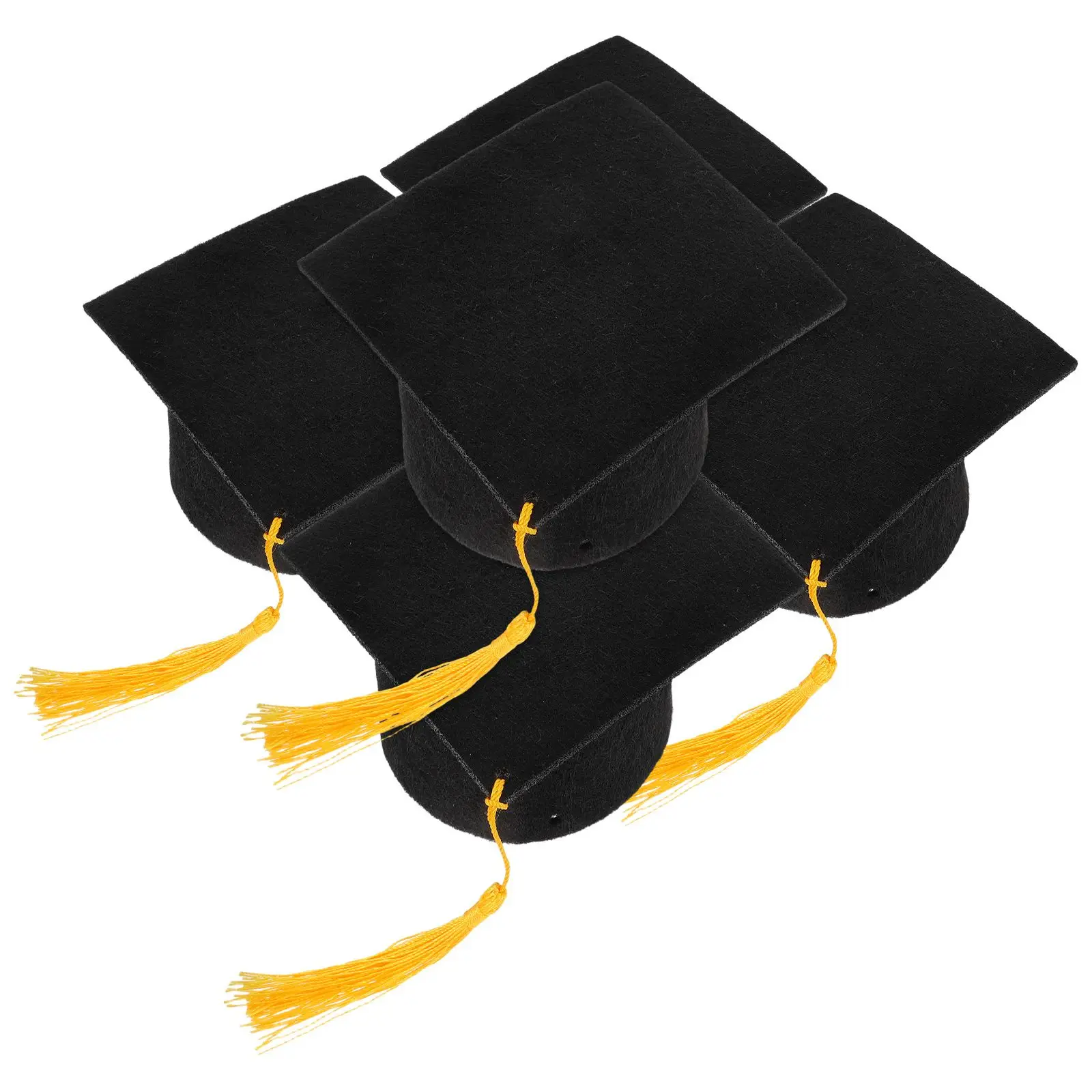 5 Pcs Felt Graduation Hats Tiny Caps Toppers Small Party Supplies Lightweight School Season Products Decorations
5 Pcs Felt Graduation Hats Tiny Caps Toppers Small Party Supplies Lightweight School Season Products Decorations