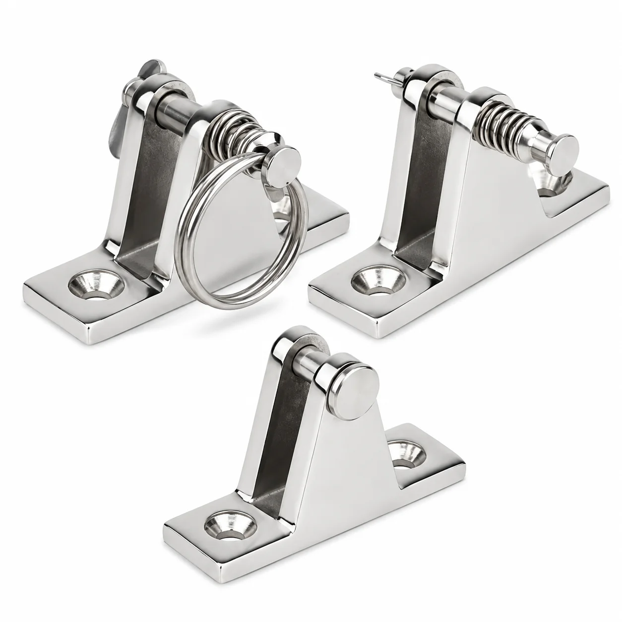 Bimini Top Deck Hinges Marine 316 Stainless Steel Boat Parts Accessories Bimini Top Fitting Hardware with Quick Release Pins
Bimini Top Deck Hinges Marine 316 Stainless Steel Boat Parts Accessories Bimini Top Fitting Hardware with Quick Release Pins