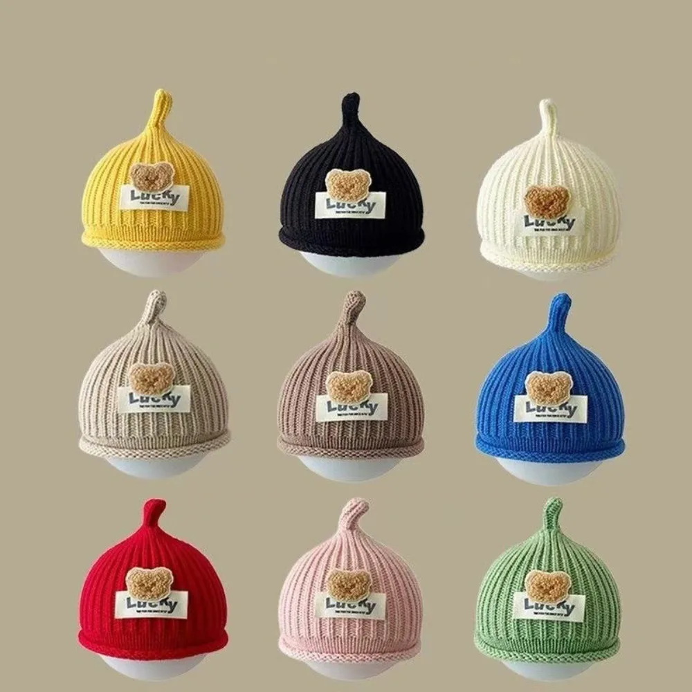 New Thickened Bonnet Caps Plush Knitted Ear Protection Cap Newborn Winter Warm Beanie Autumn Winter
New Thickened Bonnet Caps Plush Knitted Ear Protection Cap Newborn Winter Warm Beanie Autumn Winter