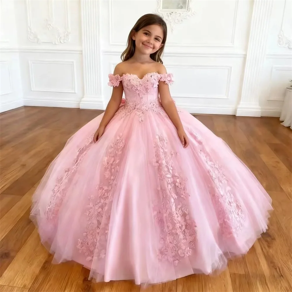 Sweetheart Luxury Applique Long Ball First Communion Dress Bow Elegant Formal Pleat Flower Girl Dress New 2026
Sweetheart Luxury Applique Long Ball First Communion Dress Bow Elegant Formal Pleat Flower Girl Dress New 2026