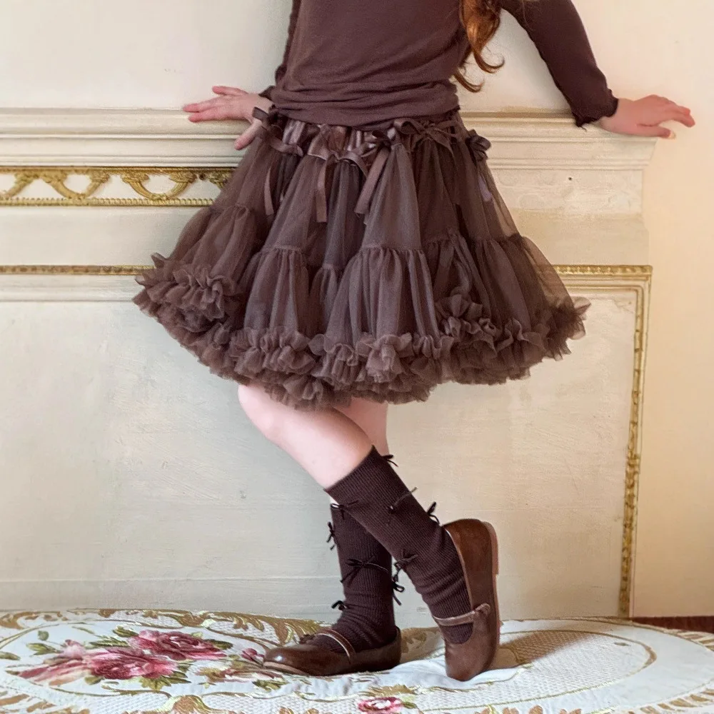 Юбка-полусолнце из сетки с плиссировкой, в стиле принцессы, милая и универсальная, новинка осени 2026, для девочек
Юбка-полусолнце из сетки с плиссировкой, в стиле принцессы, милая и универсальная, новинка осени 2026, для девочек