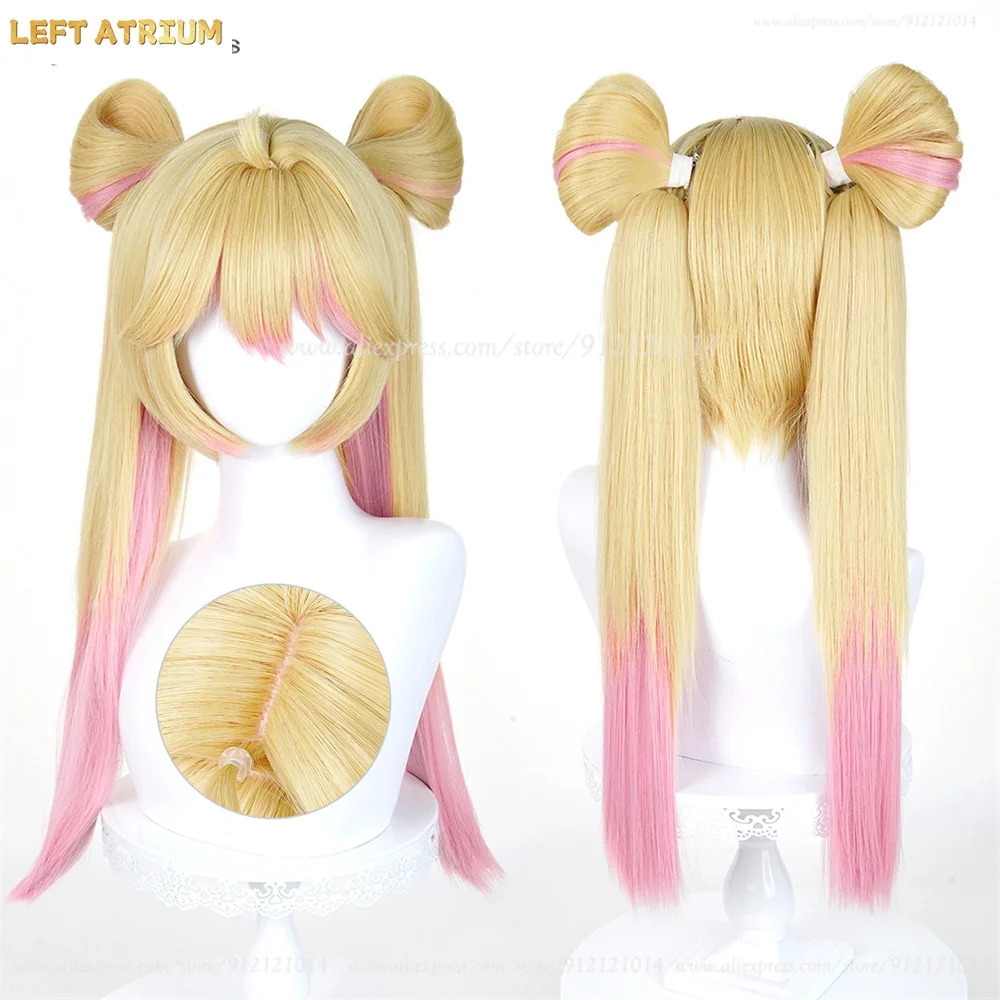 Anime OW Juno Cosplay Wig 56cm Golden Pink Wigs For Women Magical Girl Cosplay Wig Heat Resistant Synthetic Hair Halloween
Anime OW Juno Cosplay Wig 56cm Golden Pink Wigs For Women Magical Girl Cosplay Wig Heat Resistant Synthetic Hair Halloween