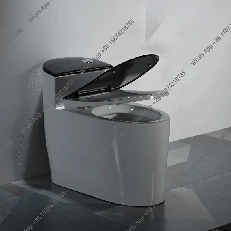 XvNordic Simple And Fashionable Toilet Black And White Ceramic Toilet Adult Bathroom Splash-proof Water-saving Toilet Personalit
XvNordic Simple And Fashionable Toilet Black And White Ceramic Toilet Adult Bathroom Splash-proof Water-saving Toilet Personalit