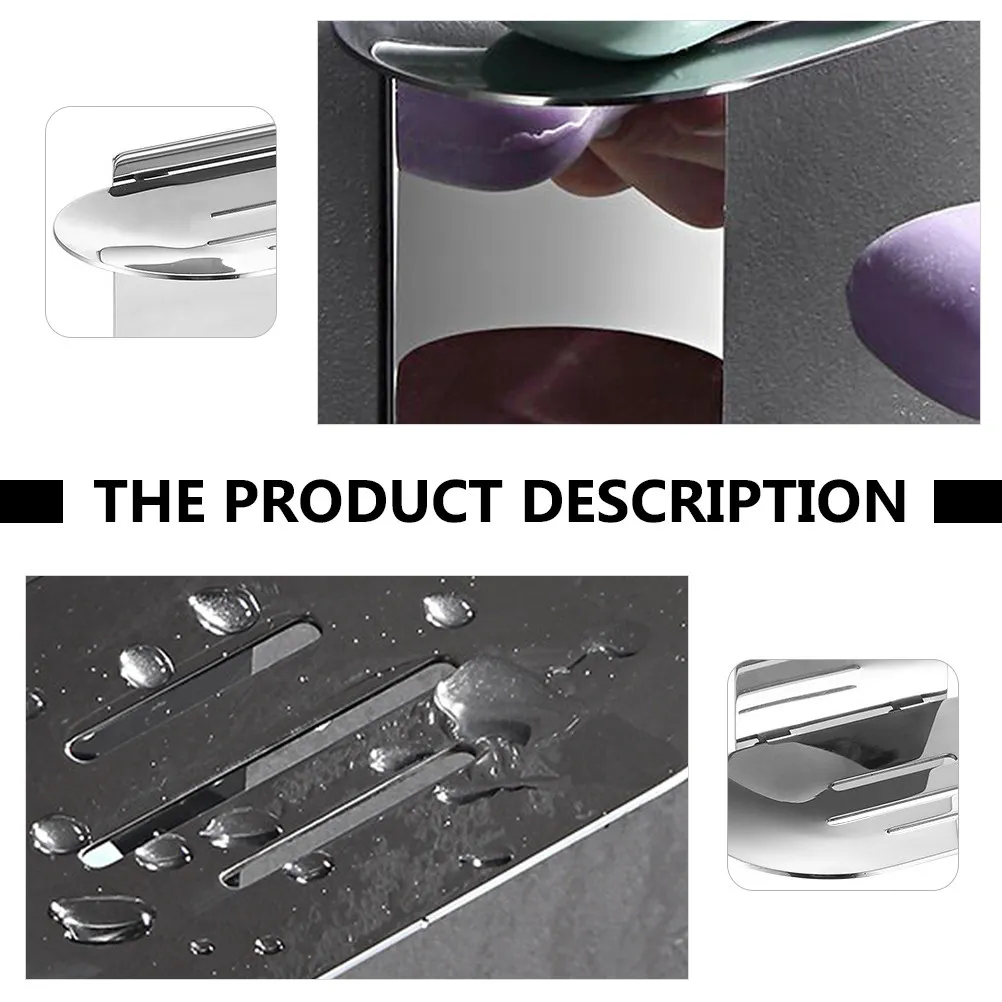 1Pcs Stainless Steel Soap Holder Double-Layer Removable Washable Soap Box Punch-Free Drain Rack for Bathroom Hotel Storage
1Pcs Stainless Steel Soap Holder Double-Layer Removable Washable Soap Box Punch-Free Drain Rack for Bathroom Hotel Storage