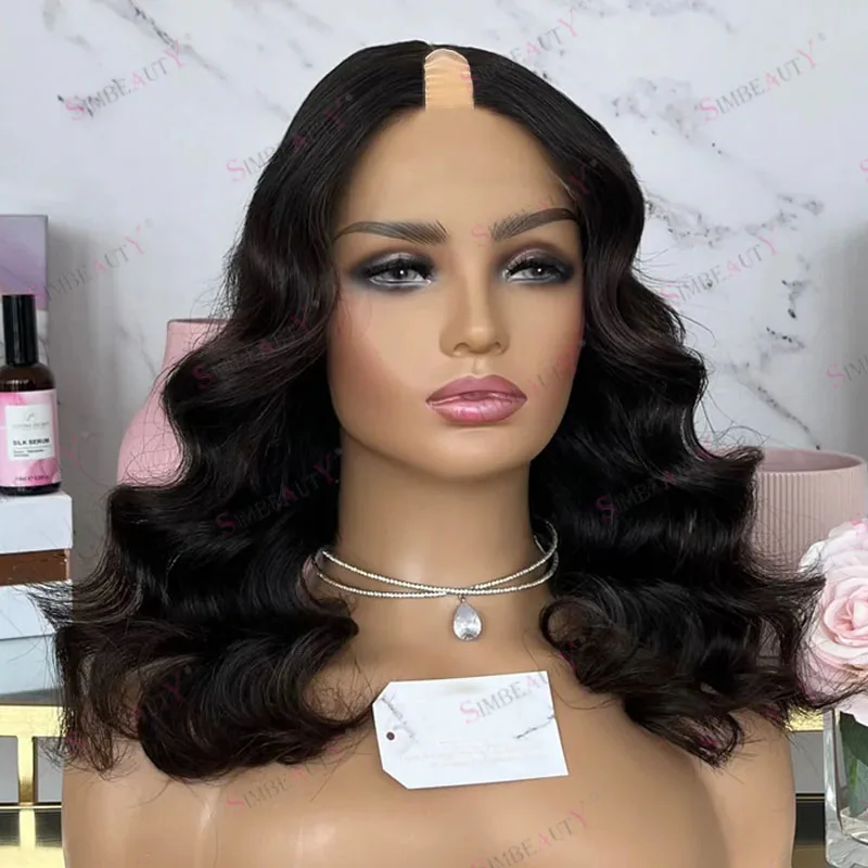 Short Deep Body Wave Black Women Easy Wear Glueless Natural 1x4 U Shaped Human Hair Wigs with Clips Adjustable #1#2#4 U Part Wig
Short Deep Body Wave Black Women Easy Wear Glueless Natural 1x4 U Shaped Human Hair Wigs with Clips Adjustable #1#2#4 U Part Wig