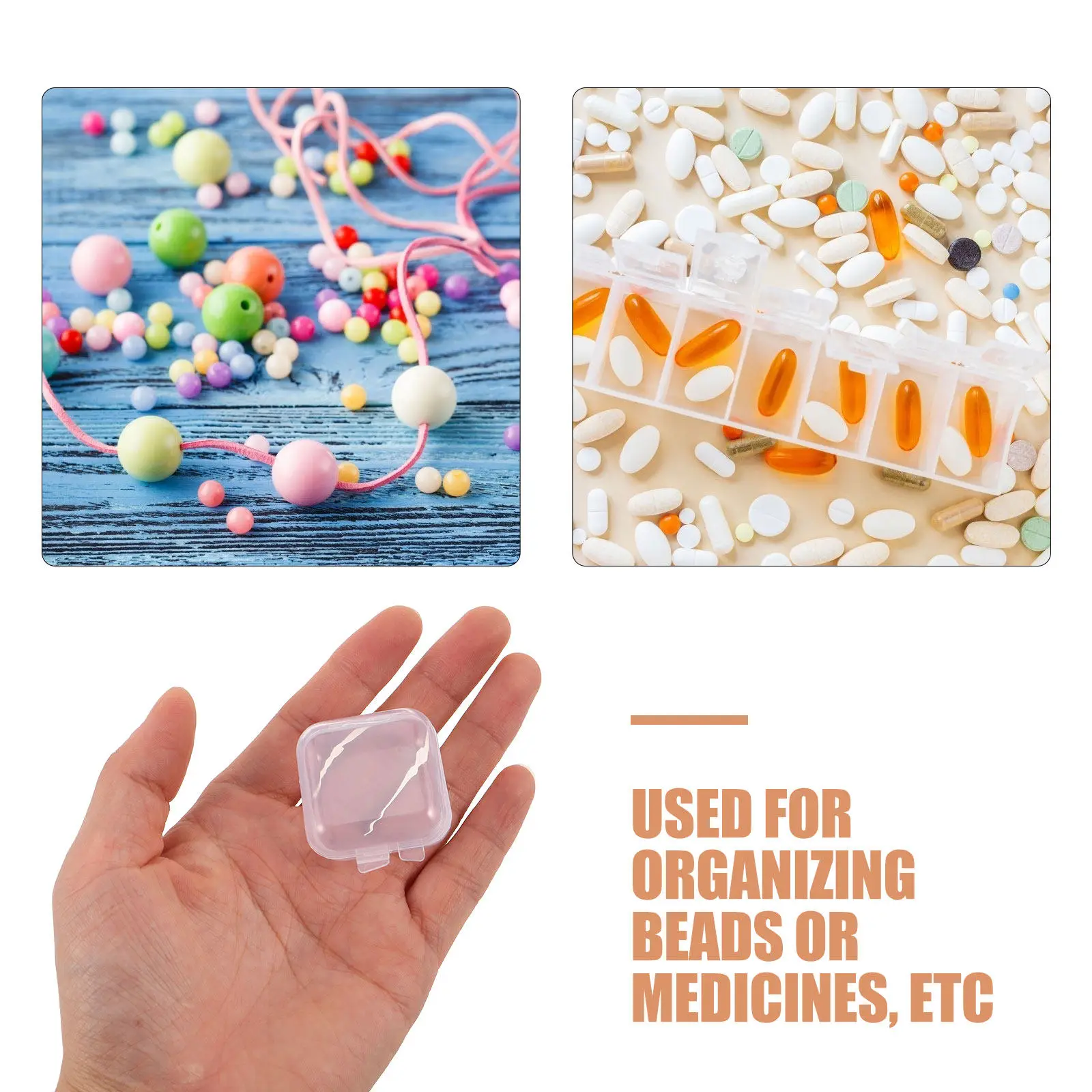 90pcs Mini Plastic Storage Case Clear Beading Box For Jewelry Earplugs Crafts Medicine Small Items Organizer Portable
90pcs Mini Plastic Storage Case Clear Beading Box For Jewelry Earplugs Crafts Medicine Small Items Organizer Portable