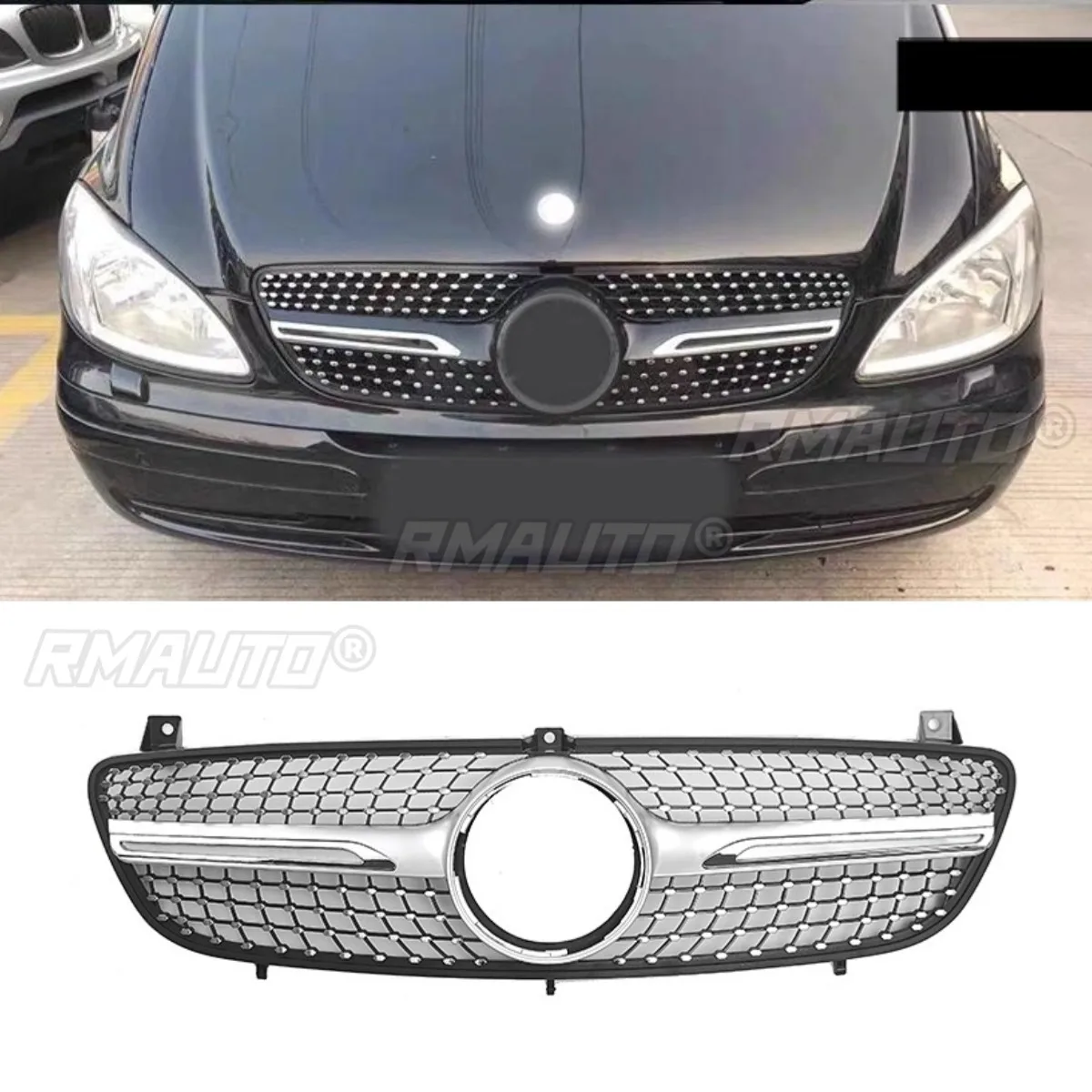 Car Bumper Grill Decorative Strips Racing Grille Body Kit Front Bumper Grill For Mercedes Benz W639 2008-2010 Exterior Part
Car Bumper Grill Decorative Strips Racing Grille Body Kit Front Bumper Grill For Mercedes Benz W639 2008-2010 Exterior Part