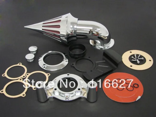 g CHROME SPIKE AIR CLEANER FILTER KIT FOR 2008+ HARLEY TOURING 2009 2010 2011 2012
g CHROME SPIKE AIR CLEANER FILTER KIT FOR 2008+ HARLEY TOURING 2009 2010 2011 2012