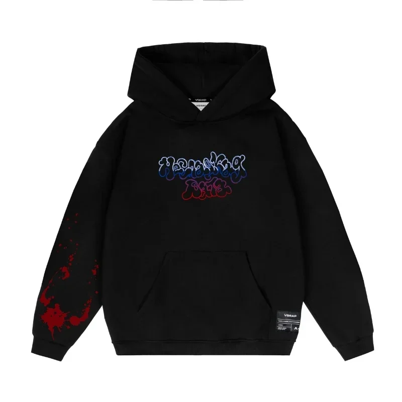 Y2K Kussia88 Hoodie Gradient Embroidery Splash-ink Pattern Sweatshirt Men Dark Gothic Trend Unisex Oversized Pullover Streetwear
Y2K Kussia88 Hoodie Gradient Embroidery Splash-ink Pattern Sweatshirt Men Dark Gothic Trend Unisex Oversized Pullover Streetwear