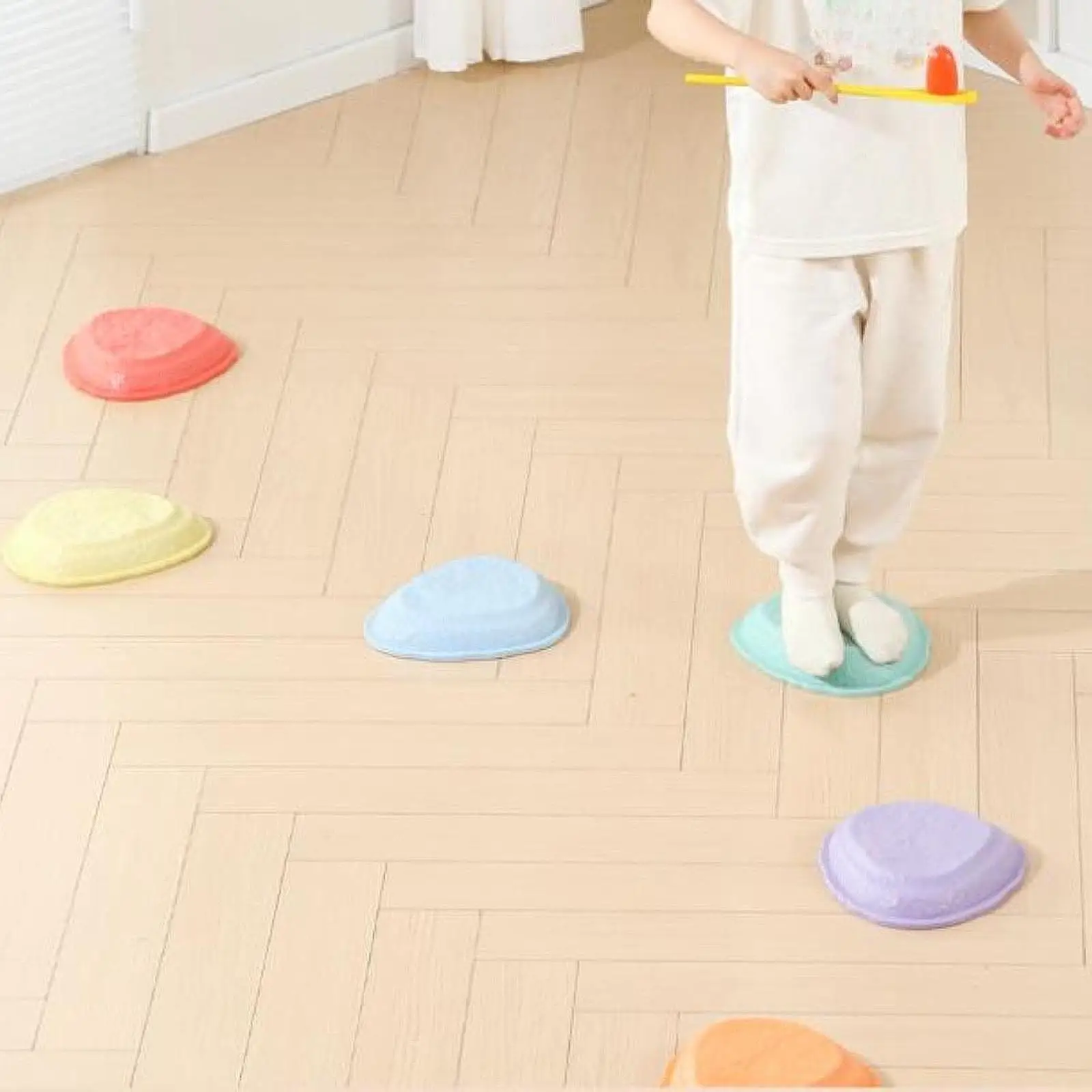 6x Balance Stepping Stones for Kids Obstacle Course Floor Games Equipment Physical Play for Children Kids Boys Girls
6x Balance Stepping Stones for Kids Obstacle Course Floor Games Equipment Physical Play for Children Kids Boys Girls