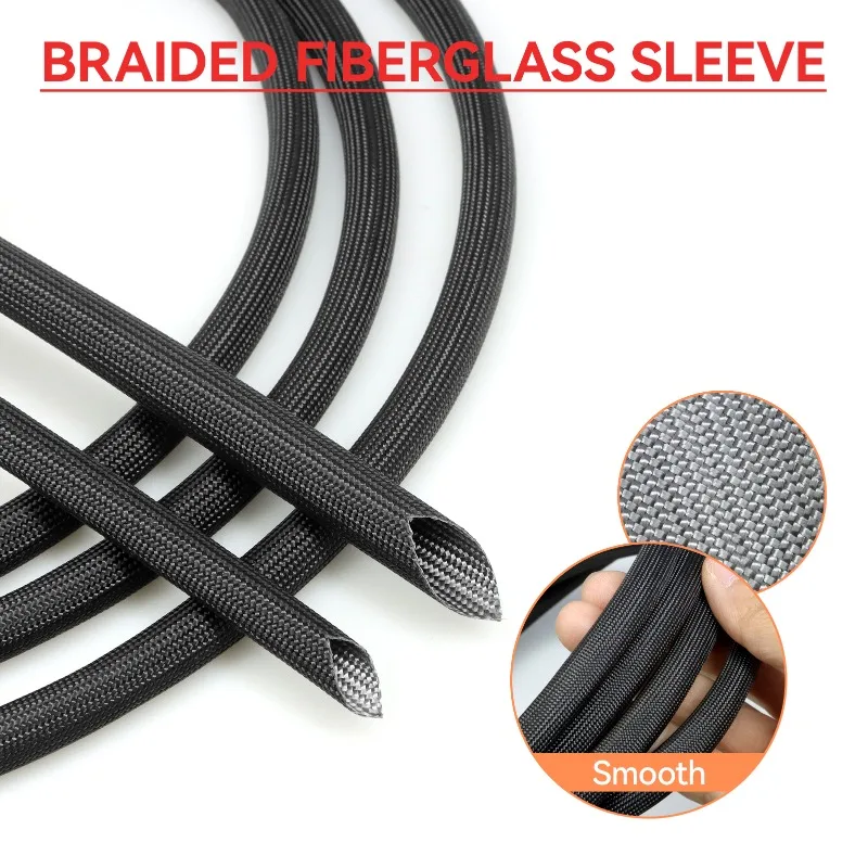 1M Fiberglass Sleeves 600 Deg.C Black White High Temperature Resistant Glass Braided Fiber Tube Wire Protect Wrap Sleeve
1M Fiberglass Sleeves 600 Deg.C Black White High Temperature Resistant Glass Braided Fiber Tube Wire Protect Wrap Sleeve
