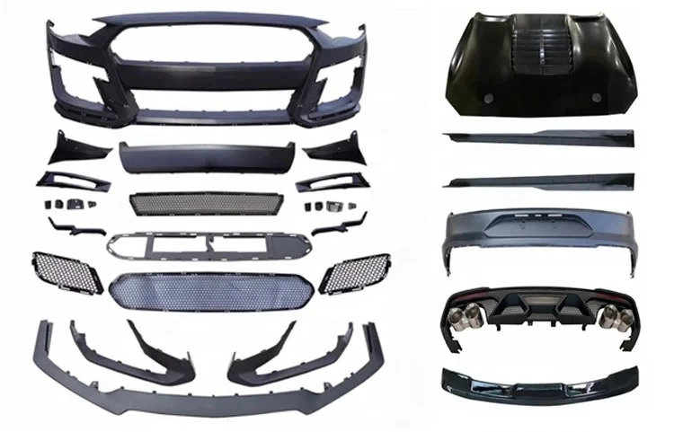 GT500 2018-2022 Body Kit: Front Rear Bumper, Hood Spoiler, Side Skirts & Grille
GT500 2018-2022 Body Kit: Front Rear Bumper, Hood Spoiler, Side Skirts & Grille