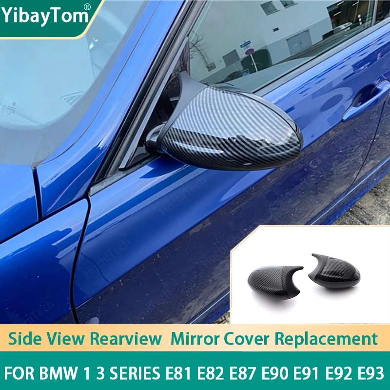 M3 Style Rearview Mirror Caps Carbon Fiber Look Horn Shape Replacement for BMW 1 3 Series E81 E82 E87 E90 E91 E92 E93 2004-2009
M3 Style Rearview Mirror Caps Carbon Fiber Look Horn Shape Replacement for BMW 1 3 Series E81 E82 E87 E90 E91 E92 E93 2004-2009