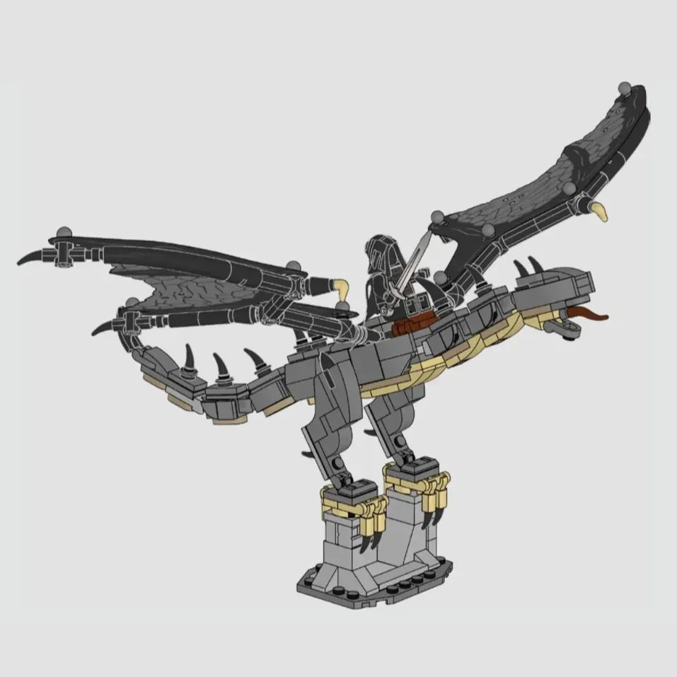Lorded of Rings Black Dragon My Fell Beast Building Blocks DIY Model Brick Education Desktop Toy Christas Adult Gift
Lorded of Rings Black Dragon My Fell Beast Building Blocks DIY Model Brick Education Desktop Toy Christas Adult Gift