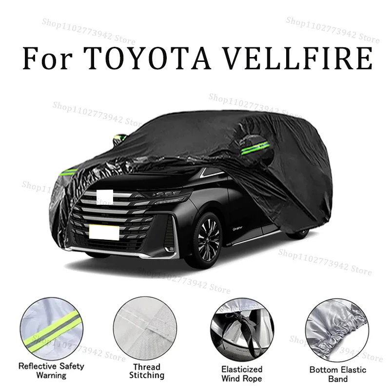 Для TOYOTA VELLFIRE автомобильный чехол, полные чехлы со светоотражающей полосой, пылезащитный, устойчивый к УФ-излучению, устойчивый к царапинам, солнцезащитный защитный чехол
Для TOYOTA VELLFIRE автомобильный чехол, полные чехлы со светоотражающей полосой, пылезащитный, устойчивый к УФ-излучению, устойчивый к царапинам, солнцезащитный защитный чехол